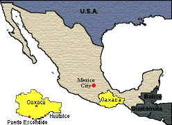 Oaxaca Map
