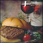 Burger and Wine