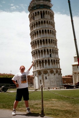 Obligatory Dorky Hold-Up-The-Tower Photo, Pisa, Italy (Scarborough photo)