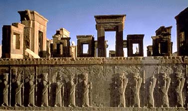 Ancient Persian ruins at Persepolis