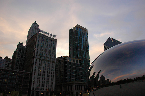 Chicago skyline (courtesy Shane Bee at Flickr Creative Commons)