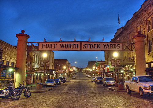 Fort Worth Stockyards (courtesy traveller2020 on flickr CC)