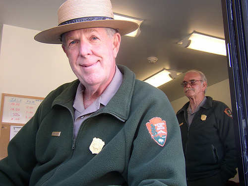 Your friendly local park ranger (courtesy lyrabellacqua on flickr's Creative Commons)