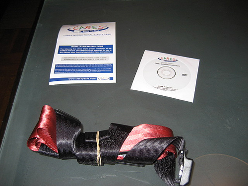 the harness, directions and a CD (courtesy daddytype on flickr)