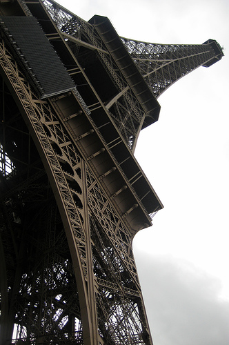 The Eiffel Tower, Paris France (courtesy wallyg at flickr’s Creative Commons)