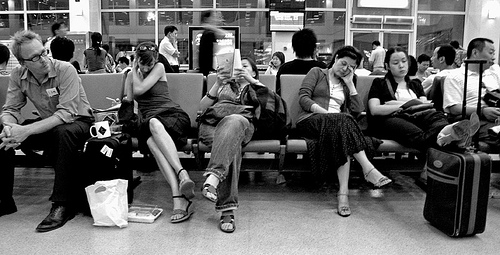 In transit at the dreaded airport (courtesy sheilaz413 at flickr CC)