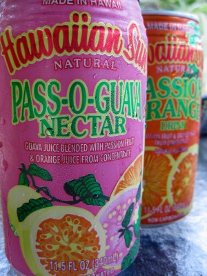 Hawaiian Sun canned juices (photo by Sheila Scarborough