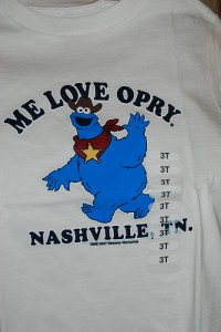Nashville Cookie Monster T-shirt (courtesy Joe Shlabotnik at Flickr CC)