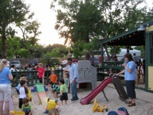 Lupe Tortilla outdoor playground for little ones who hate to wait