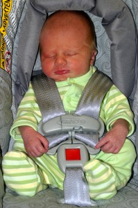 Teensy newborn in a car seat (courtesy chimothy27 at Flickr CC)