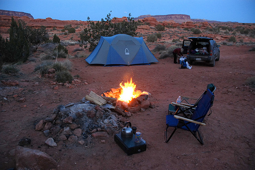 This makes camping look great! (courtesy Rob Lee at Flickr CC)