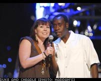 Winning Players Ante Up For Africa - Don Cheadle and Annie Duke
