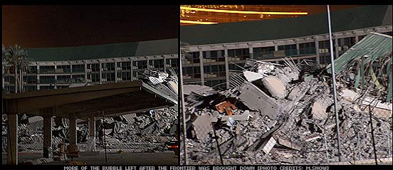 Frontier implosion - rubble collage