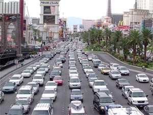 Vegas traffic