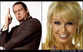 Dancing With the Stars pairs Penn Jillette and Kym Johnson