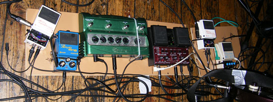 Bill Coleman's effects pedals