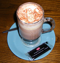 Busker Brown's hot chocolate