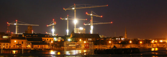 Cranes over Athlone