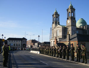 Military Funeral in Athlone