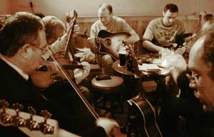 Traditional Irish session in Brideswell, O'Connell's pub, Athlone