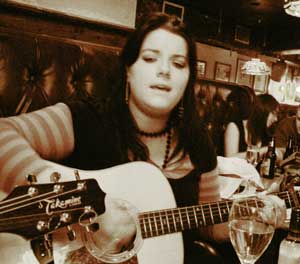 Deborah Jane sings at the Shack Pub, Athlone