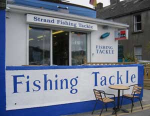 The fishing tackle and cafe in athlone on the banks of the river shannon