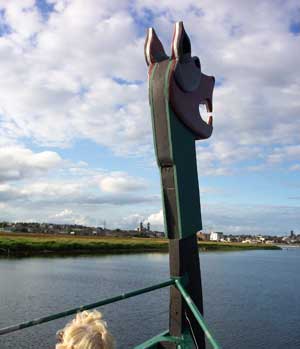 athlone viking boat on the shannon