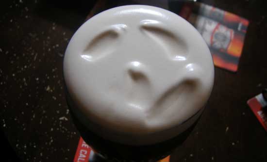 face in a pint friday from Sean's Bar in Athlone