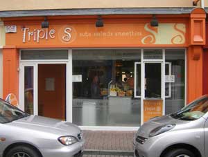 Triple S sandwich and smoothie shop in athlone
