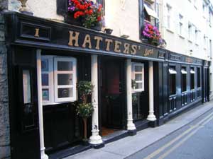 the outside of hatter's restaurant in Athlone