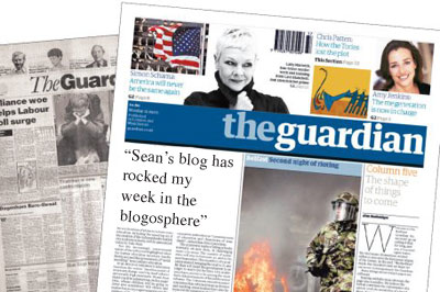 The guardian newspaper praises sean lightholder and irelandlogue