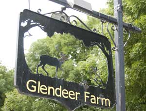 sign at glendeer pet farm in Athlone, county Roscommon