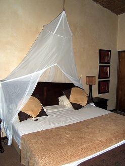 Bed in Lodge in South Africa