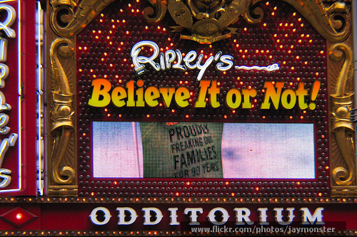 Ripley's Believe it or Not Odditorium NYC