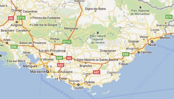 provence driving map