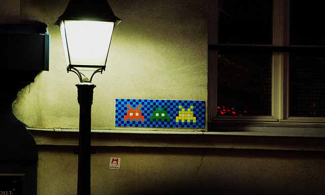 Space Invader French Street Art