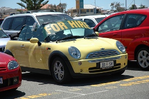 Car for hire in Australia