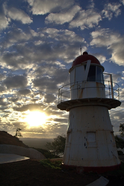 Cooktown Lighthouse Sunset on Grassy Hill