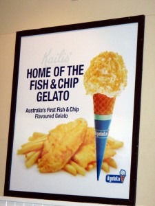 fish and chips gelato