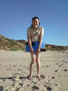 maslin beach snorkeling naked