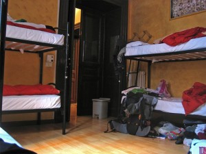 hostel beds
