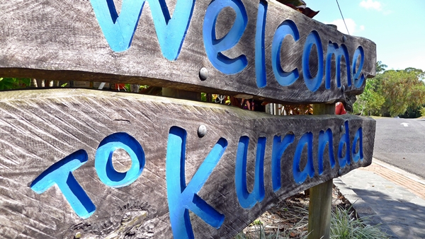kuranda welcome sign